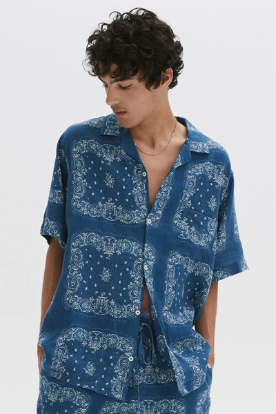 Cuban Pyjama Shirt from Desmond & Dempsey