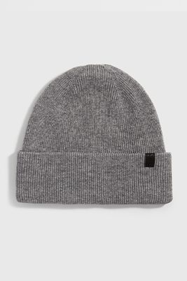 Double Layer Cashmere Blend Beanie