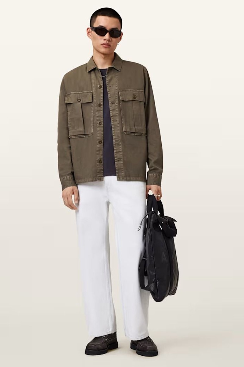 Albyn Long Sleeve Cotton Shirt