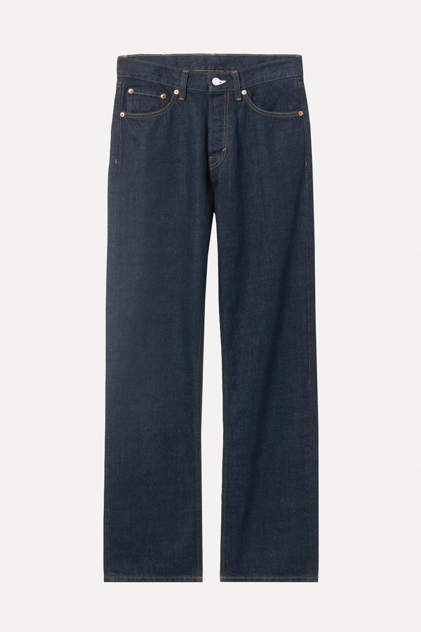 Orbit Mid Rise Regular Straight Leg Jeans from Weekday