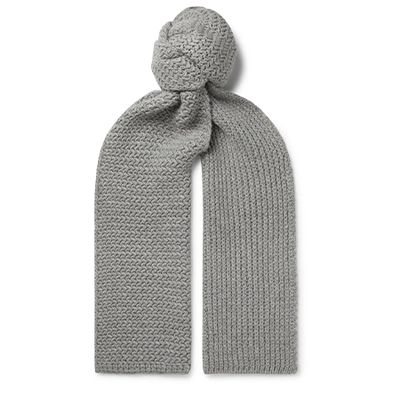 Ribbed Cashmere Scarf from Mr P.