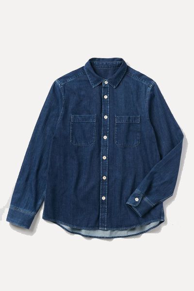 Patch Pocket Denim Shirt from Toast