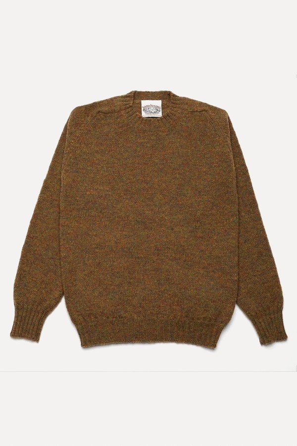 Crew Neck Saddle Shoulder Sweater