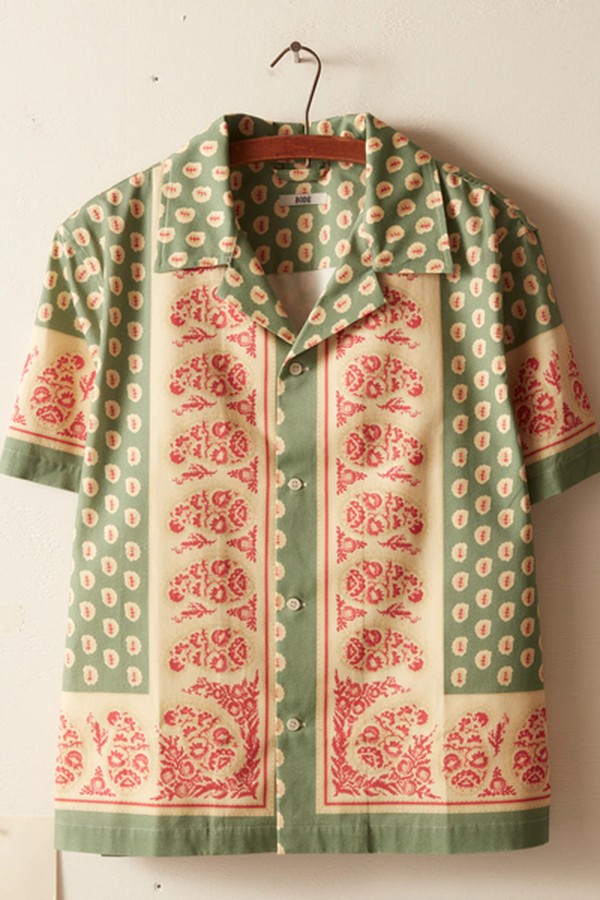 Paisley Frame Long Sleeve Shirt