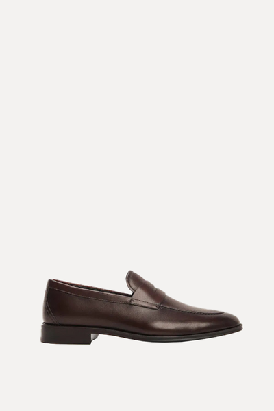Leather Penny Loafers  from Mango