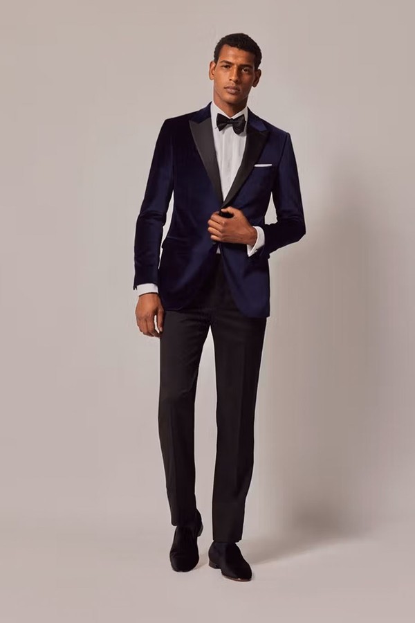 Velvet Slim Fit Jacket