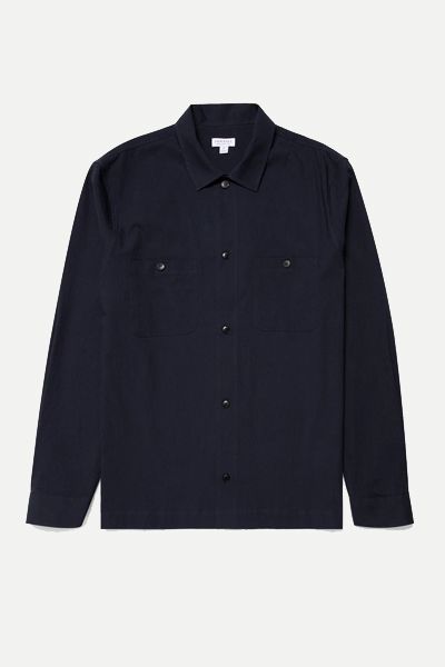 Seersucker Overshirt from Sunspel