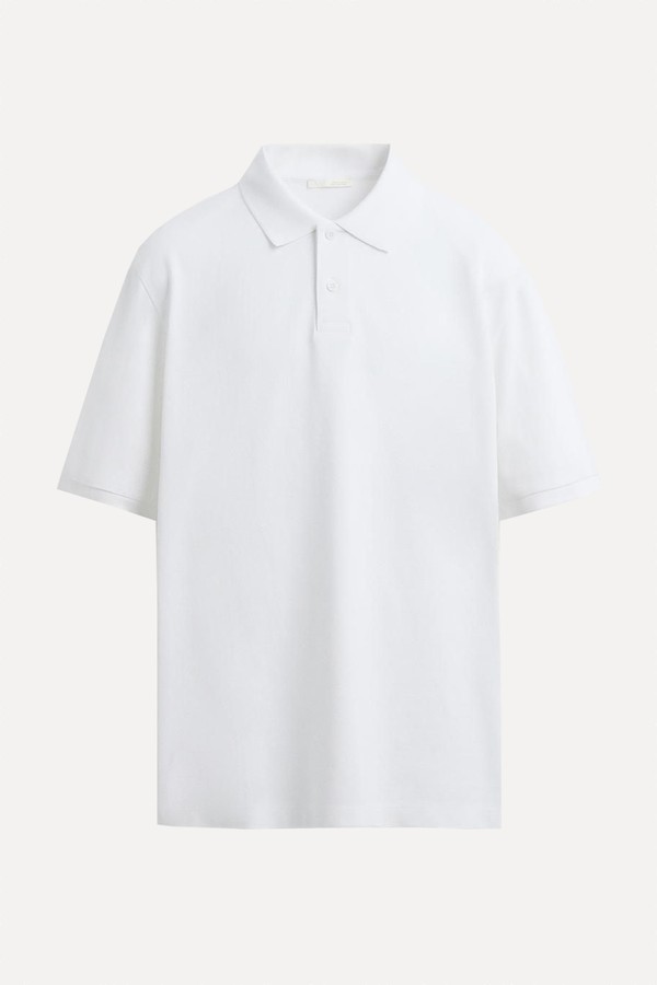Basic Piqué Texture Polo Shirt from Zara