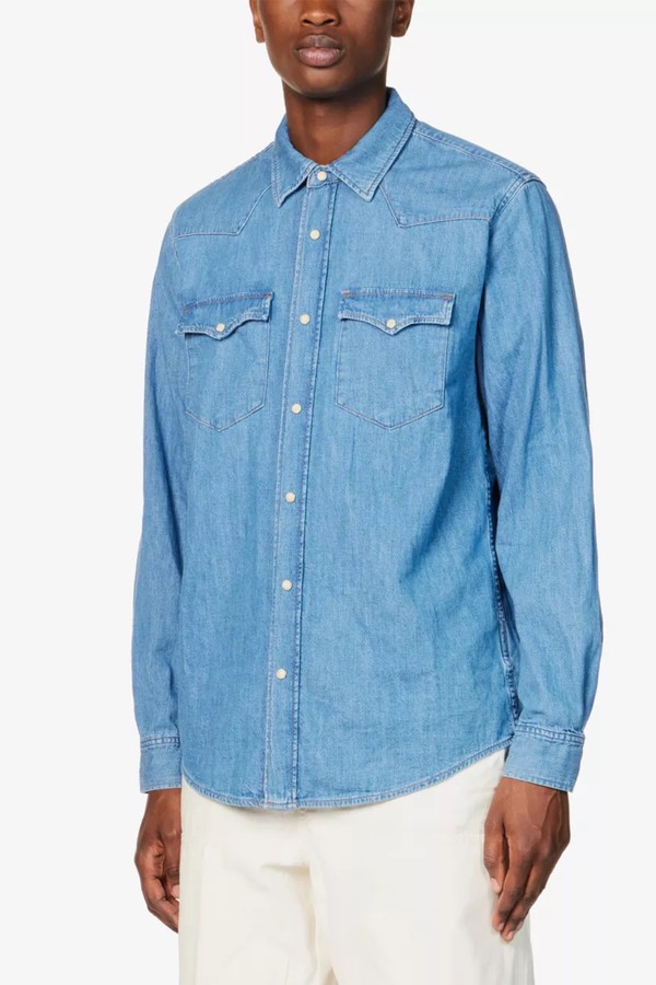 George Flap-Pocket Denim Shirt from Nudie Jeans