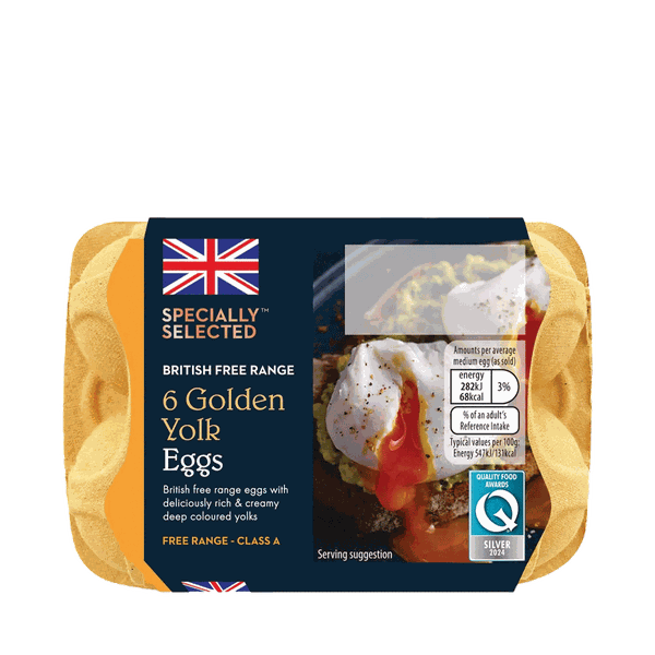 British Free Range Golden Yolk Eggs from Specially Selected