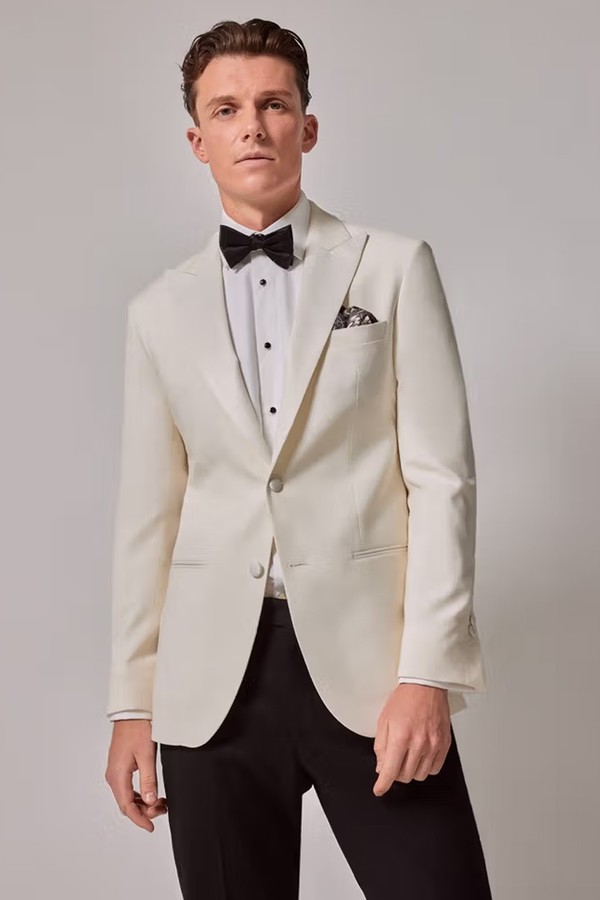 Wool Tailored Fit Tuxedo Jacket - 1913 Collection