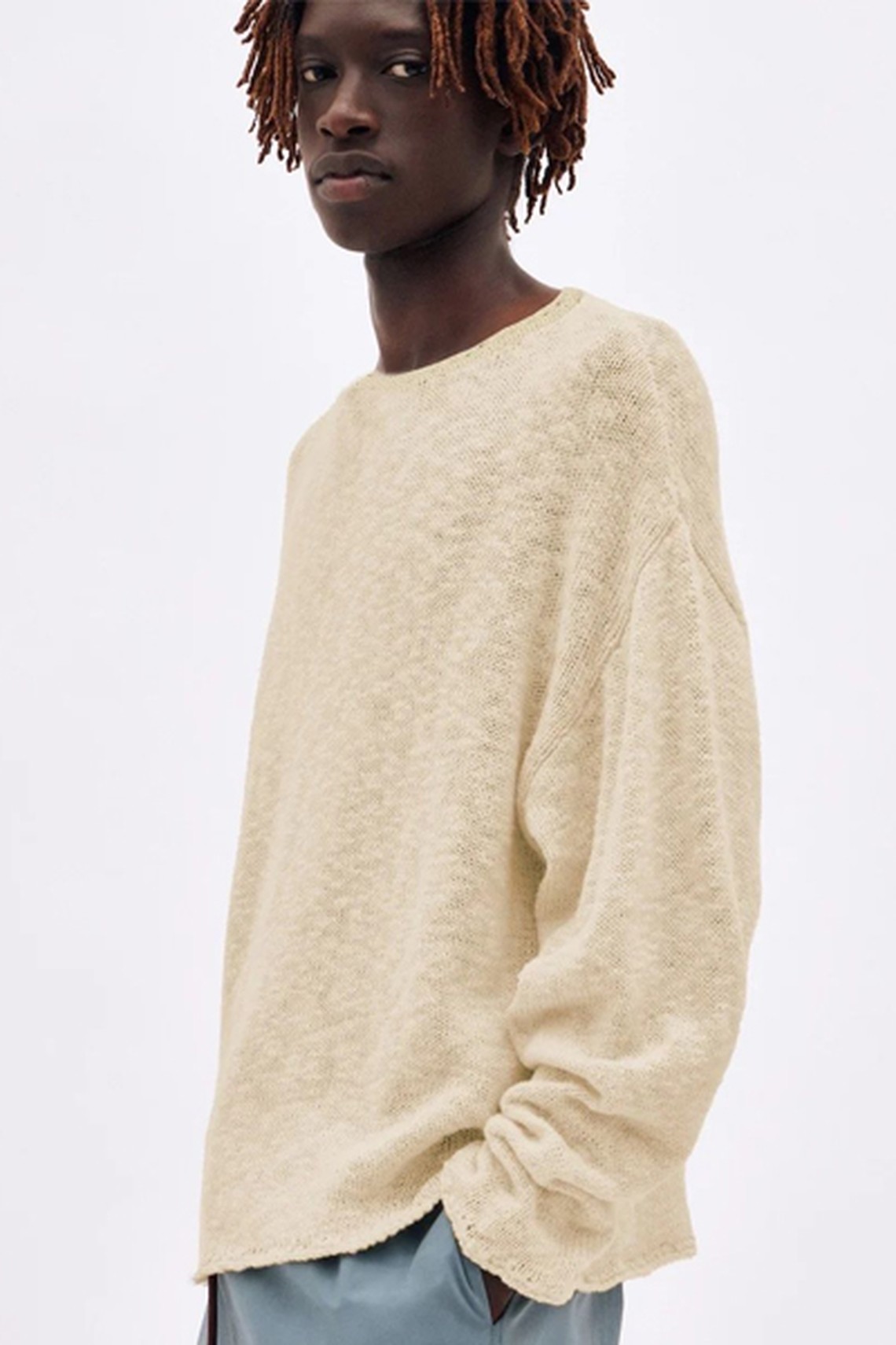 Sand Crewneck Knit