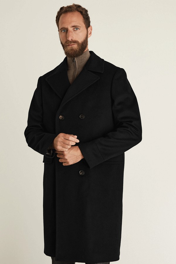 Italian Wool With Cashmere Overcoat