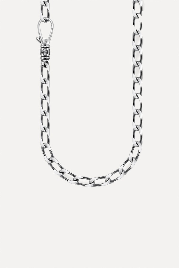 Necklace Links Silver Cross