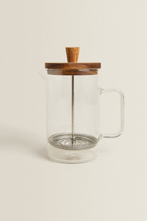 Borosilicate Glass Cafetiere from Zara