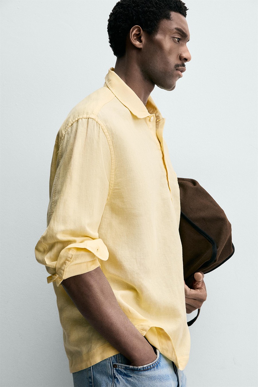 Cotton/Linen Polo Shirt