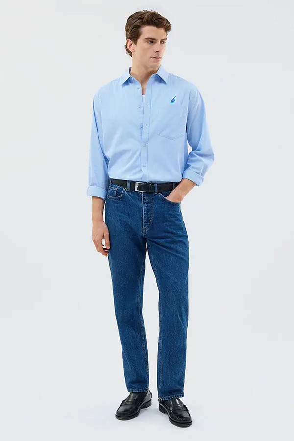 Yacht Stripe Oversized Shirt