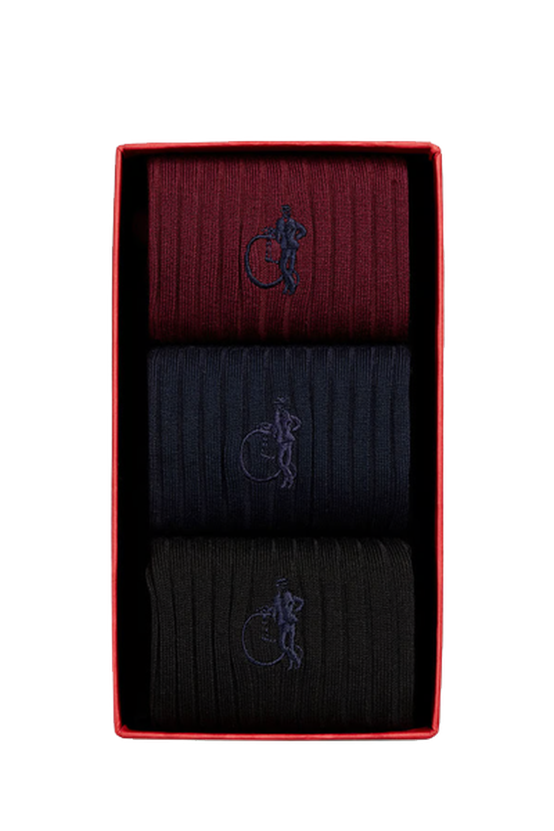 Traditional 3-Pair Box Socks from London Sock Co.