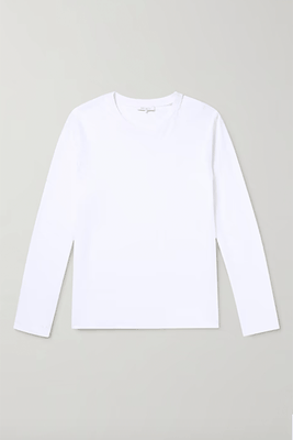 Organic Cotton Long-Sleeve Jersey T-Shirt
