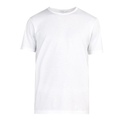 Crew-Neck Cotton-Jersey T-shirt from Sunspel