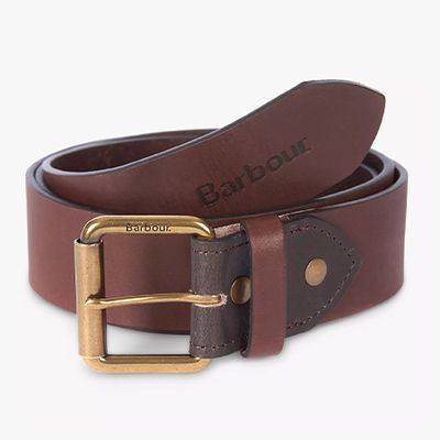 Contrast Leather Belt from Barbour