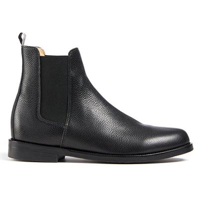 Woolfe Pebble Black Chelsea Boot