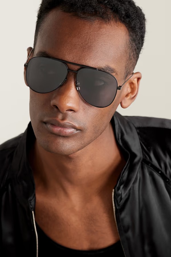 GV Speed Aviator-Style Metal Sunglasses from Givenchy Eyewear