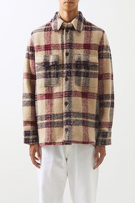 Kervont Check Wool-Blend Overshirt from Isabel Marant