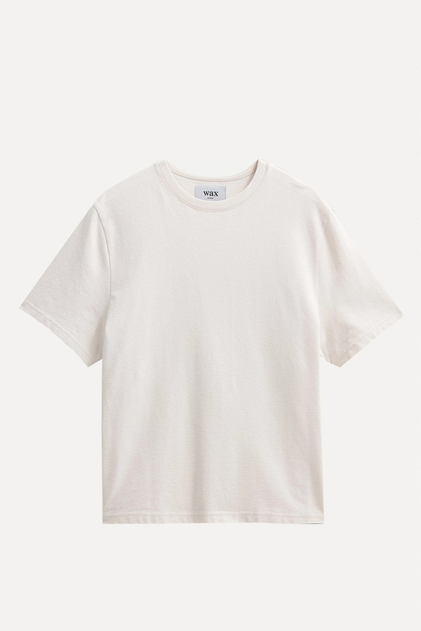 x from Dean Textured Organic Cotton T-Shirt, £45 | Wax London