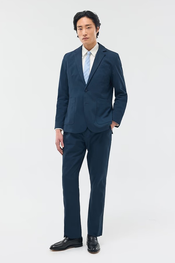 Tailored Seersucker Blazer