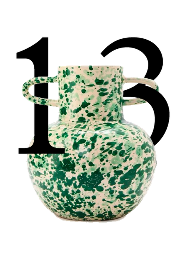 Splatter Vase In Green from The Conran Shop