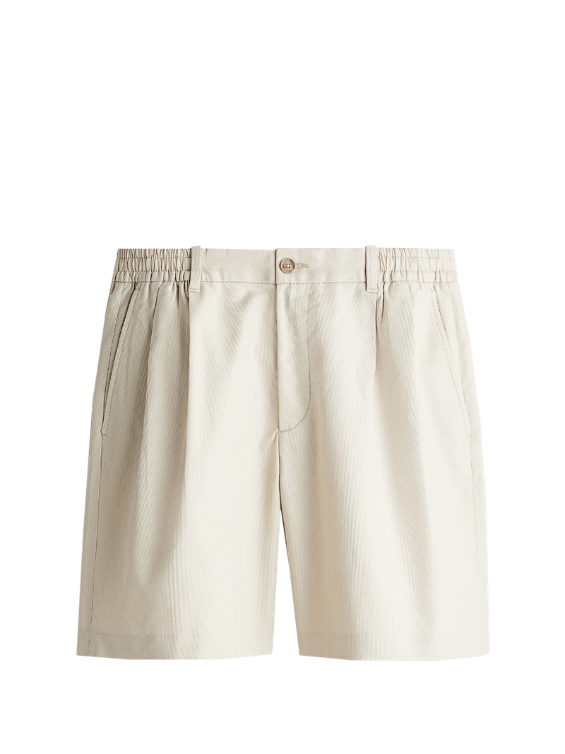 Linen-Blend Shorts