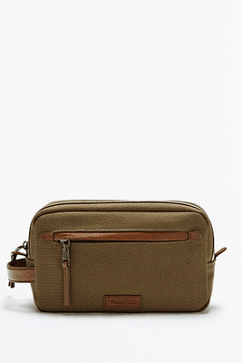 CanvasToiletry Bag from Massimo Dutti