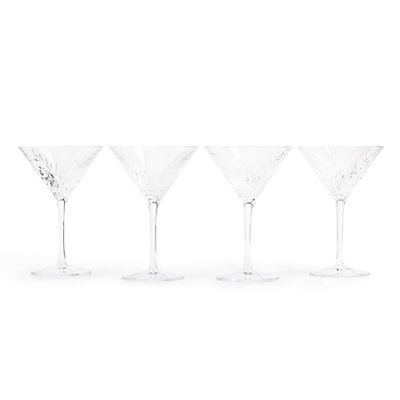 Barwell Cut Crystal Martini Glass from Soho Home