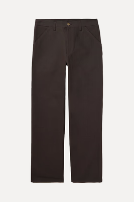 Single Knee Straight-Leg Organic Cotton-Canvas Trousers from Carhartt Wip