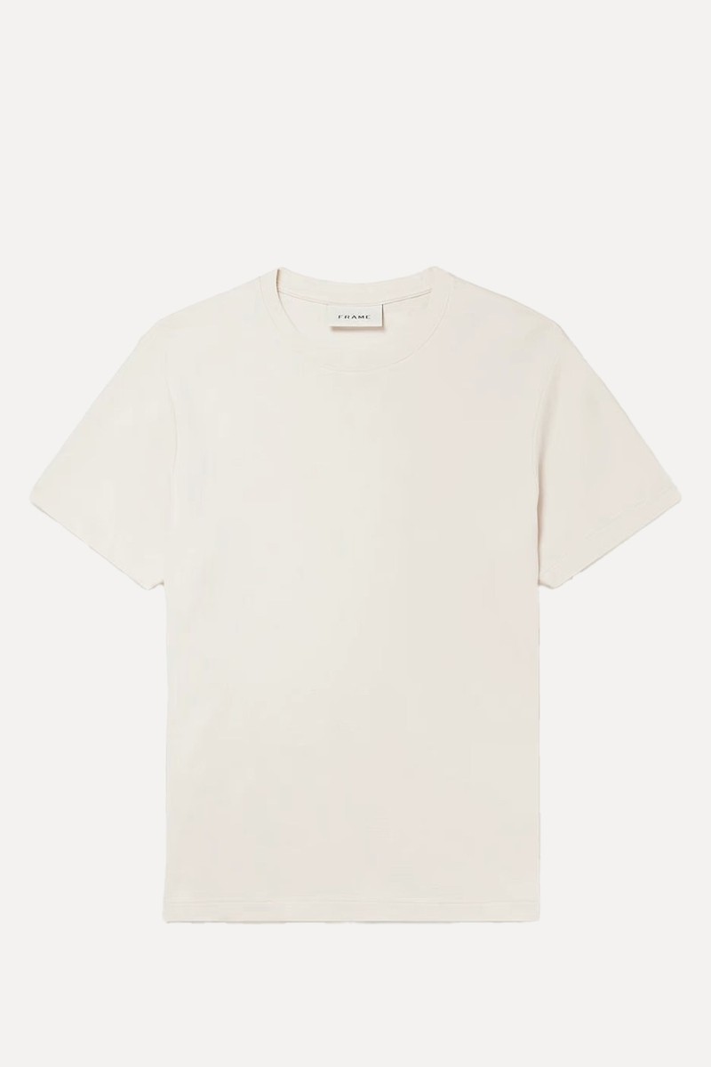 Duo Fold Cotton-Jersey T-Shirt from FRAME