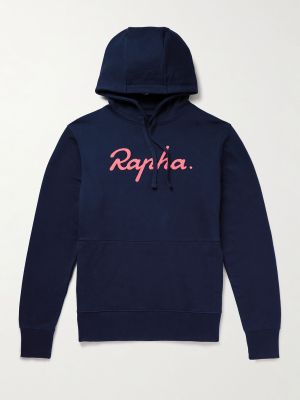Logo Embroidered Cotton Jersey Hoodie from Rapha
