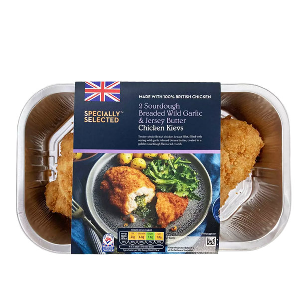 Sourdough Breaded Wild Garlic & Jersey Butter Chicken Kievs