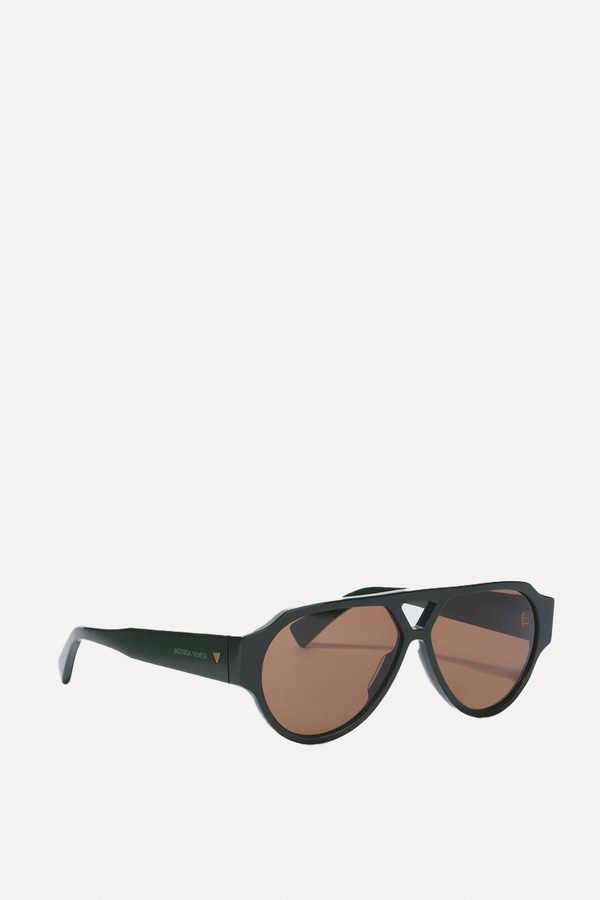 Soft Aviator Sunglasses from Bottega Veneta