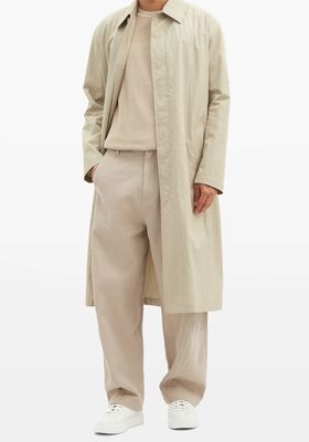 Oversized Water-Resistant Cotton-Blend Trench Coat from Raey
