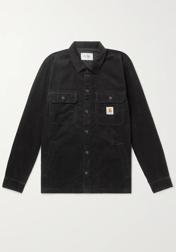 Dixon Logo-Appliquéd Cotton-Corduroy Shirt Jacket