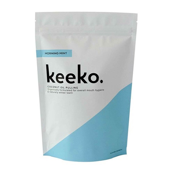 Morning Mint Oil Pulling Sachets from Keeko