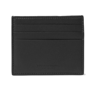 Intrecciato Leather Cardholder from Bottega Veneta