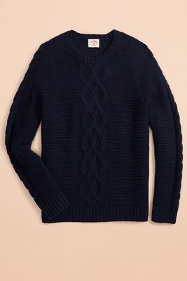 Textured Cable Knit Crewneck Sweater Wishlist from Brooks Brothers