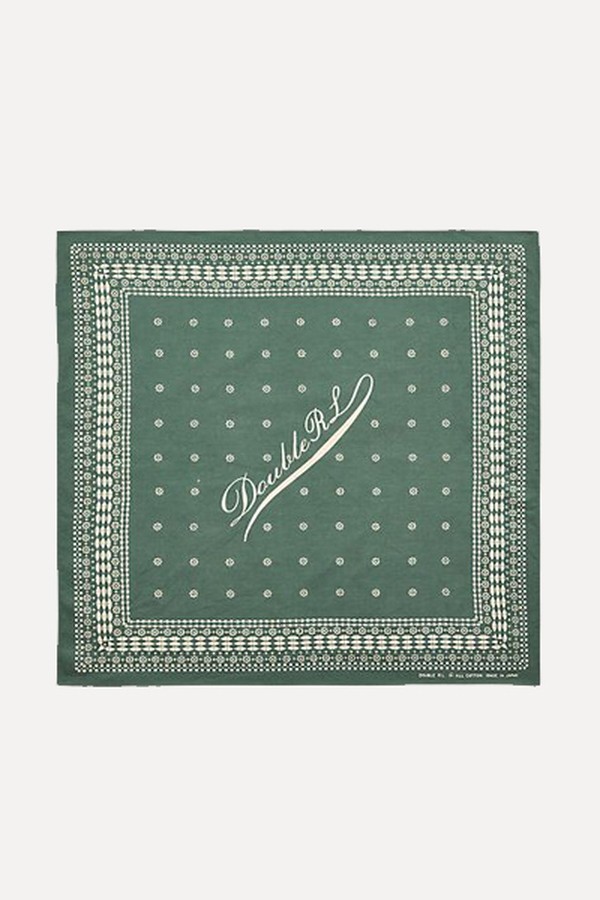 Logo Cotton Bandana from RRL By Ralph Lauren