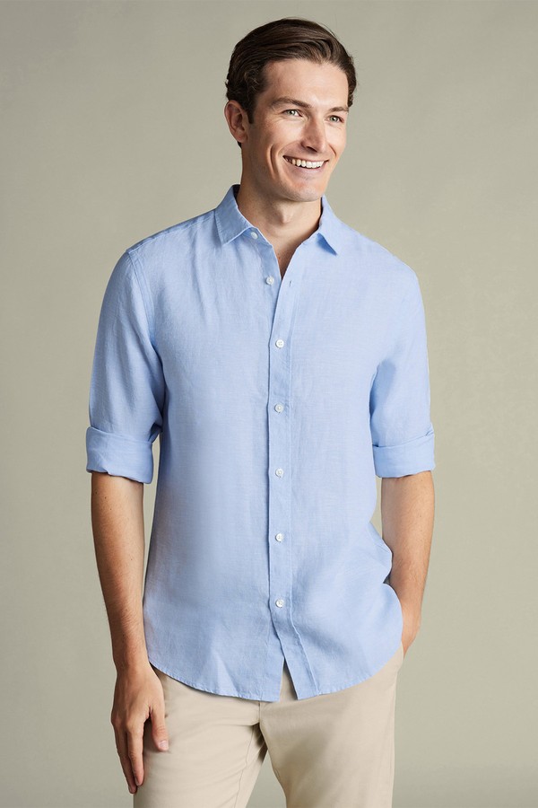 Pure Linen Shirt  from Charles Tyrwhitt