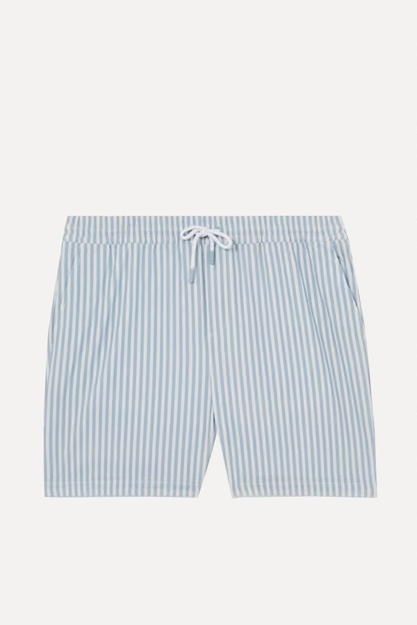 Bay Seersucker Stripe Swim Shorts from Reiss