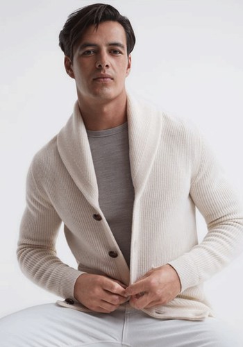 King Shawl Collar Cashmere Cardigan, £378 | Reiss