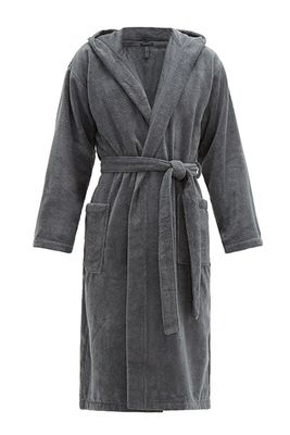 Hooded Cotton Terry Robe from Schiesser