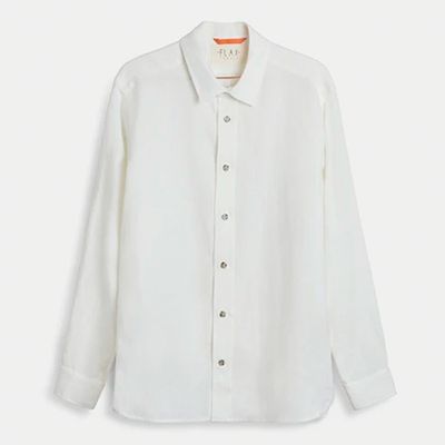 Midweight Linen Signature Off White from Flax London